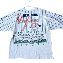 Load image into Gallery viewer, Rare Vintage Tee-shirt New York Yankees World Series Champions 1927 team 3/4 sleeve MLB Long Gone 1977
