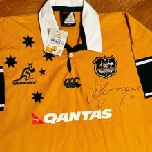 Load image into Gallery viewer, Jersey Australia World Cup Rugby 2003 Signed David Campese
