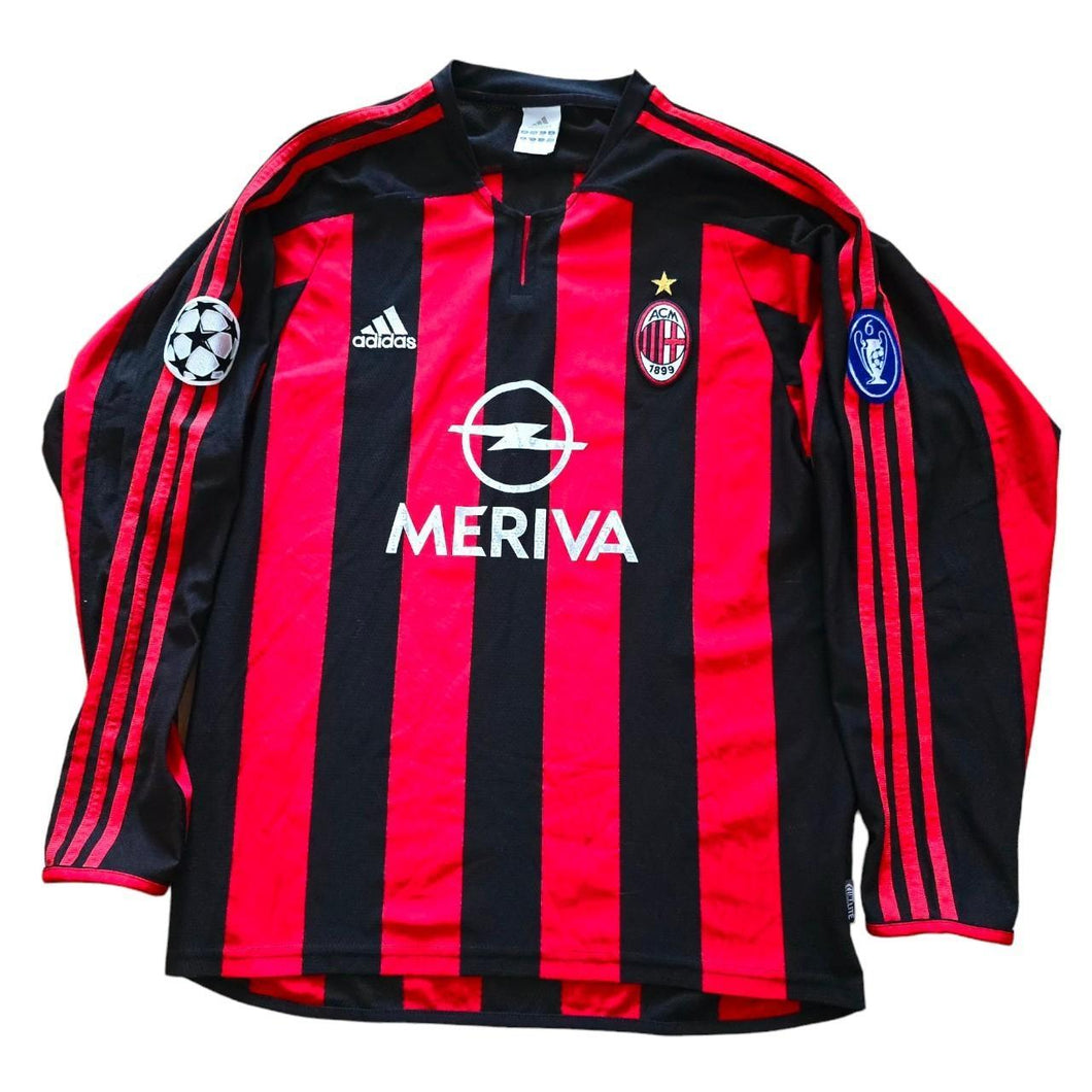 Jersey Milan AC 2003/04 UCL L/s Adidas vintage