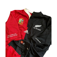 Load image into Gallery viewer, Jersey NZ All Blacks Rugby v British Irish Lions Limited edition Adidas vintage
