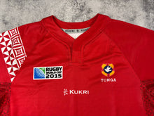 Load image into Gallery viewer, Jersey Tonga World Cup Rugby 2015 Kukri Vintage
