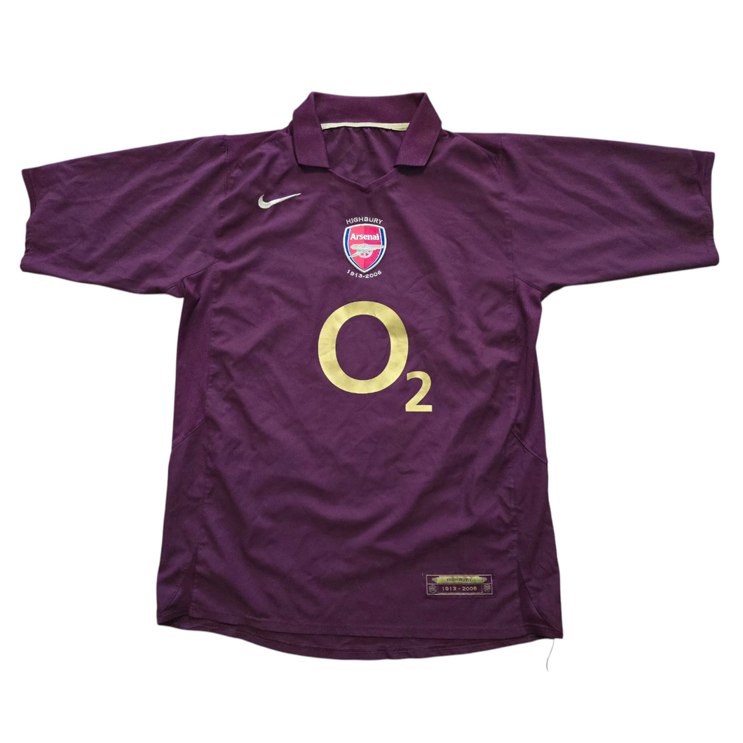 Rare Jersey Arsenal FC Higbury Limited Edition 2005/06 Nike Vintage