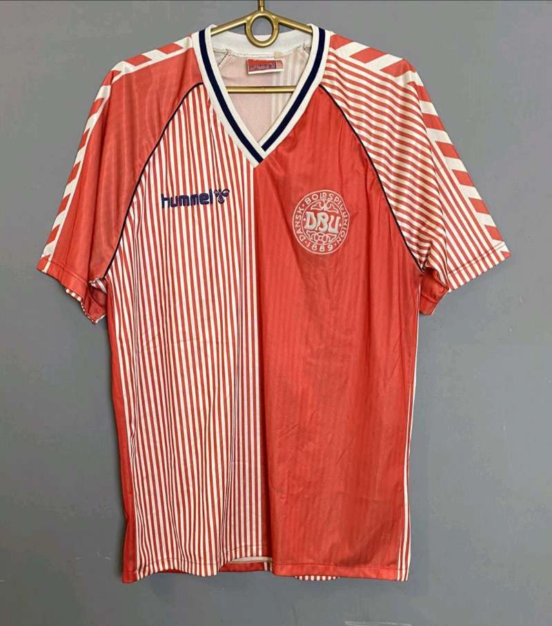 Rare authentic jersey Denmark World Cup 1986 Home Vintage