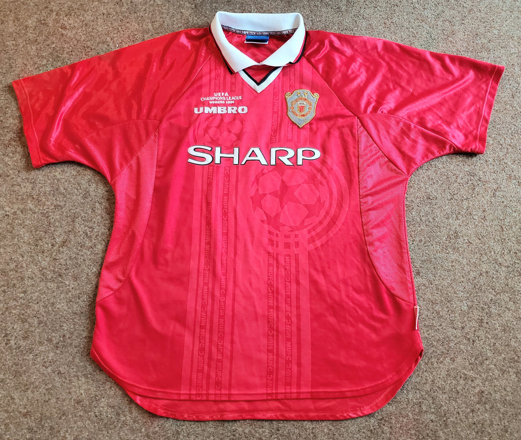 Rare Jersey Manchester United UEFA Champions League 1999 Vintage