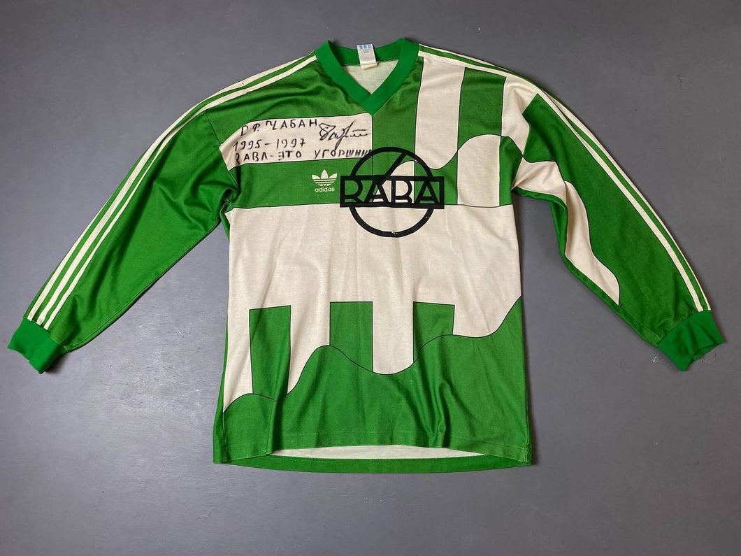 Rare Match Worn Jersey Gyori ETO FC 1992-93 Adidas Vintage