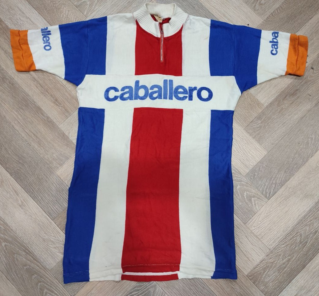Rare Jersey Cyclisme Caballero 1965 Vintage