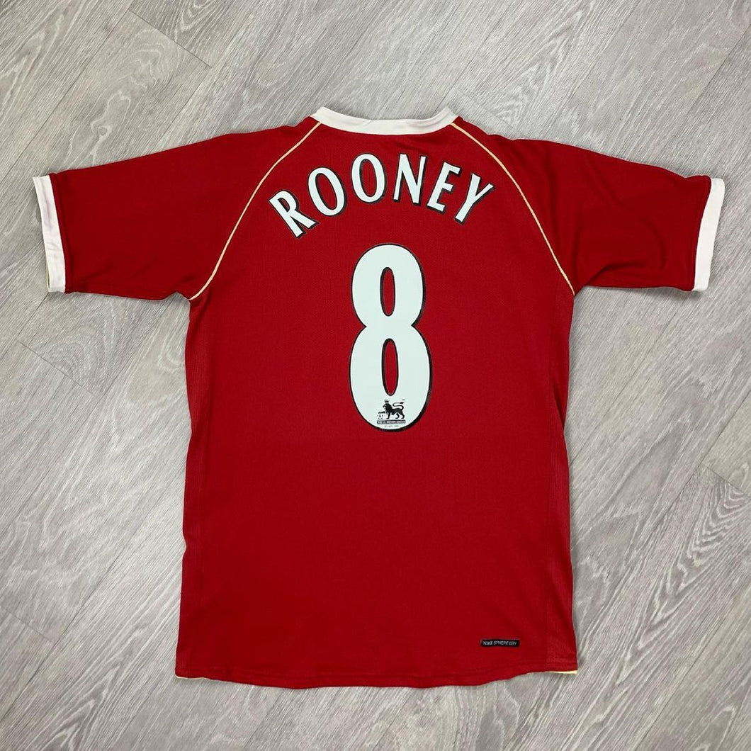 Jersey Rooney #8 Manchester United 2006-2007 home Vintage