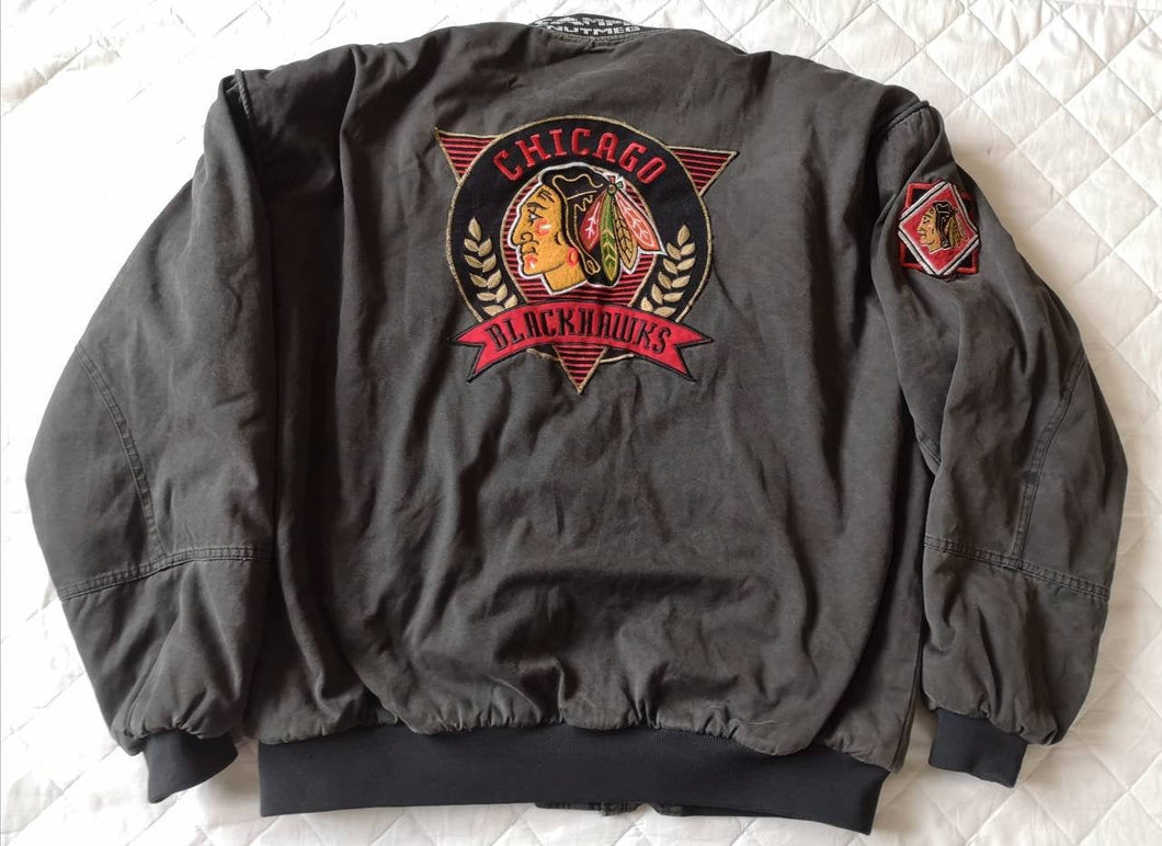 Jacket Chicago Blackhawks Vintage NFL 1980-90's Campri Nutmeg