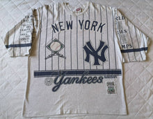 Load image into Gallery viewer, Rare Vintage Shirt New York Yankees World Series Champions 1927 team 3/4 Sleeve Baseball MLB authentic Long Gone 1977
