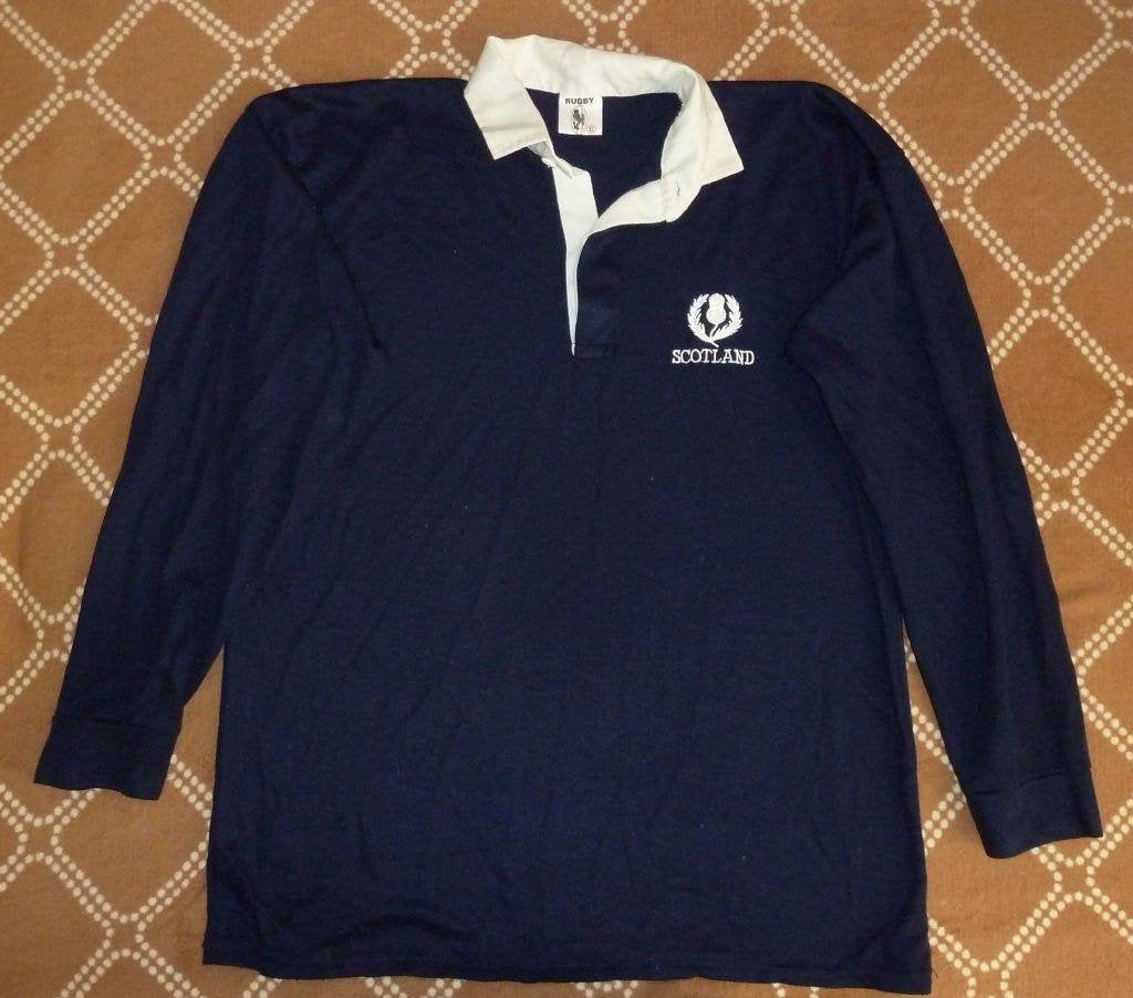 Rare Jersey Scotland Rugby Team 1980's Vintage Authentic
