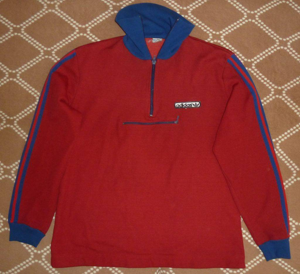 Rare Vintage Pull Adidas 1980's Made in West Germany