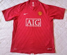 Load image into Gallery viewer, Rare Jersey Hargreaves Manchester United 2007-2009 Nike Vintage
