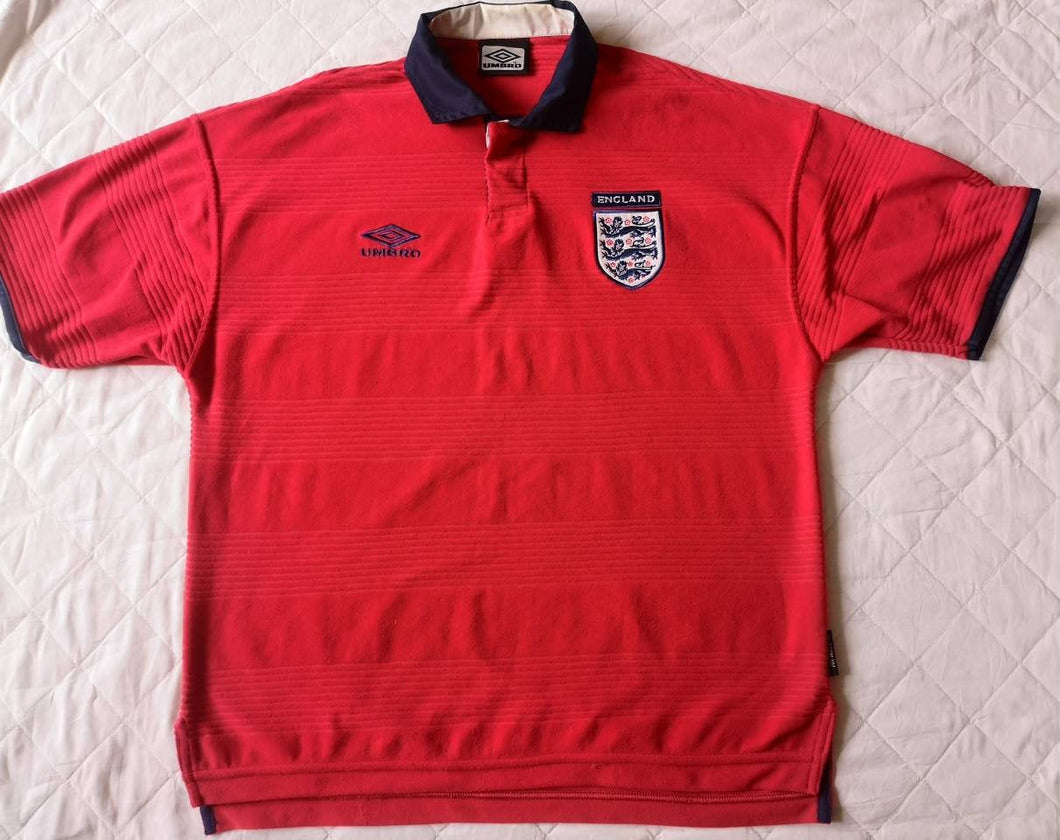 Authentic jersey England 1999-00 Away Umbro Vintage