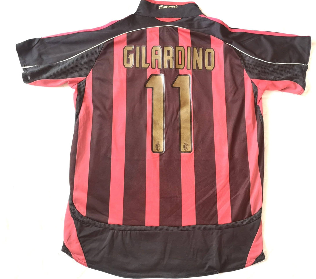 Rare Jersey Gilardino Milan AC home 2006-2007 Adidas Vintage