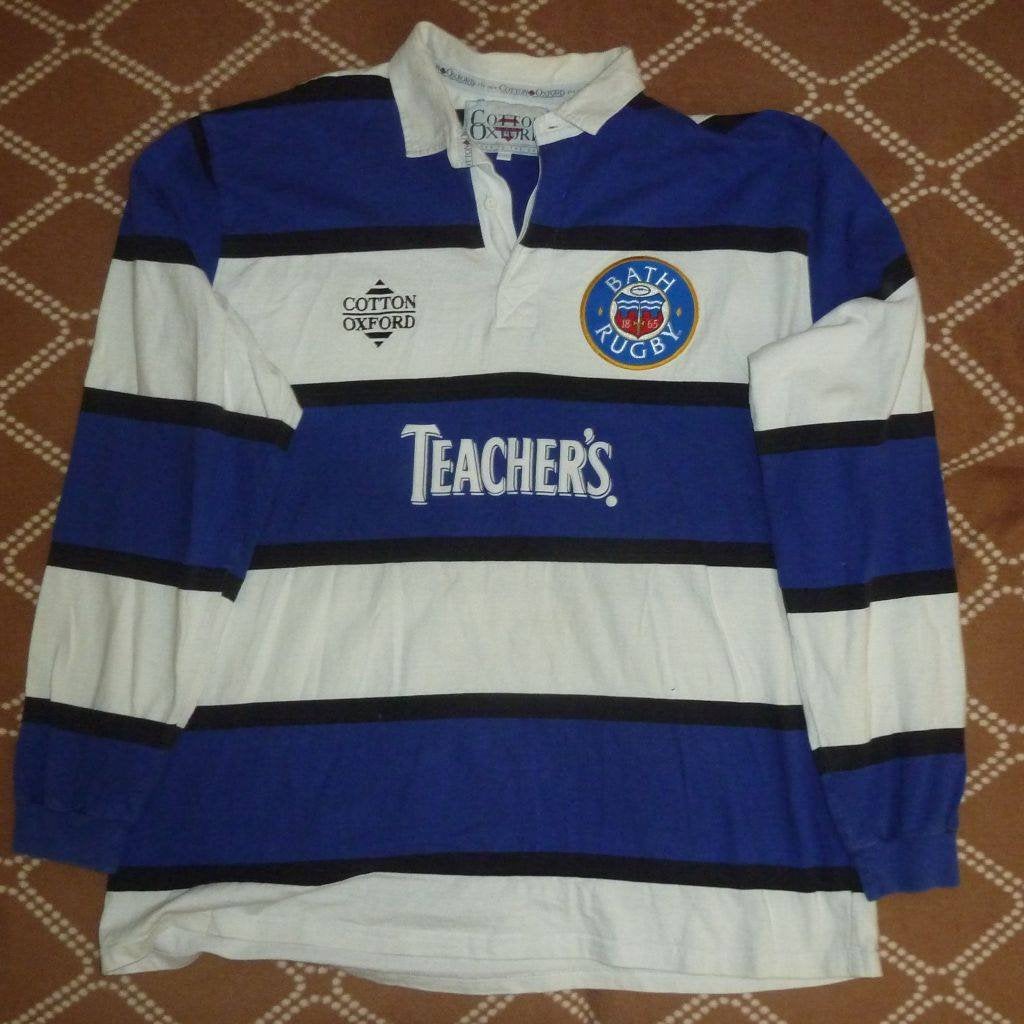 Rare Jersey Bath Rugby 1994 home Cotton Oxford Vintage Authentic