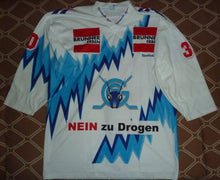 Load image into Gallery viewer, Authentic Match Worn Grasshopper Club Zurich 1996-97 D&#39;acunto #30 Switzerland National League Hockey Reebok Vintage
