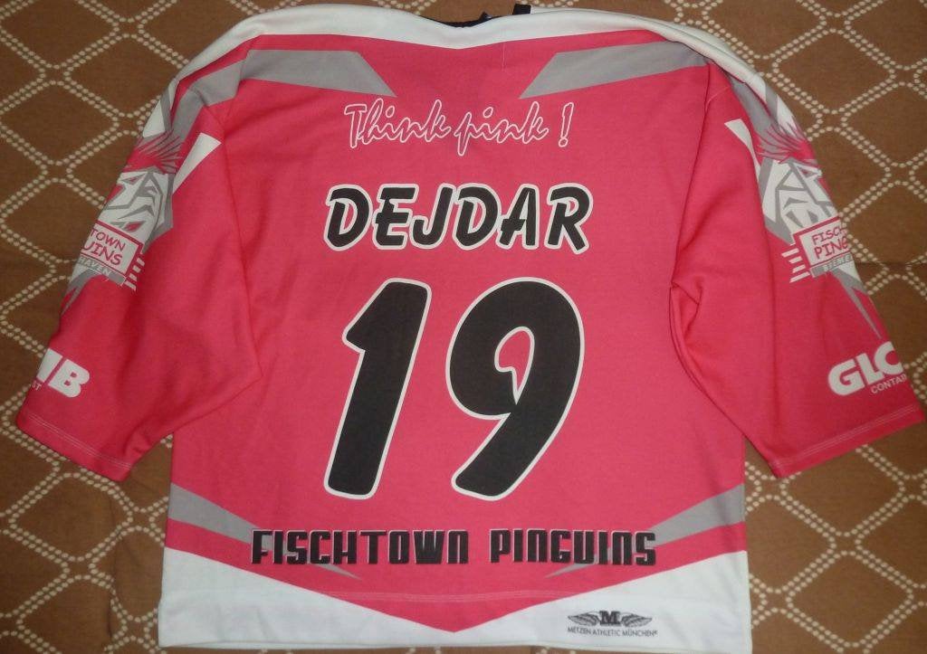 Jersey Bremerhaven Fischtown Pinguins 2010 Dejdar #19 Deutsche Eishockey Liga