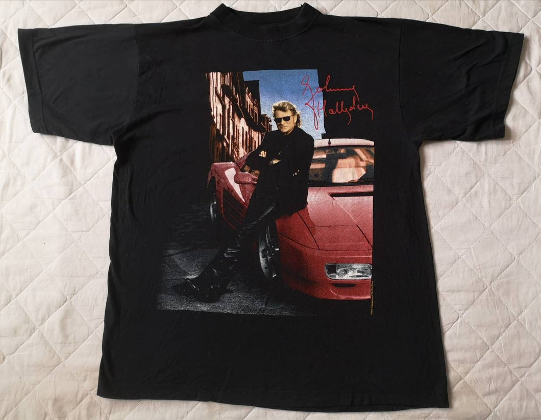 Rarely Vintage Shirt Johnny Hallyday 1995