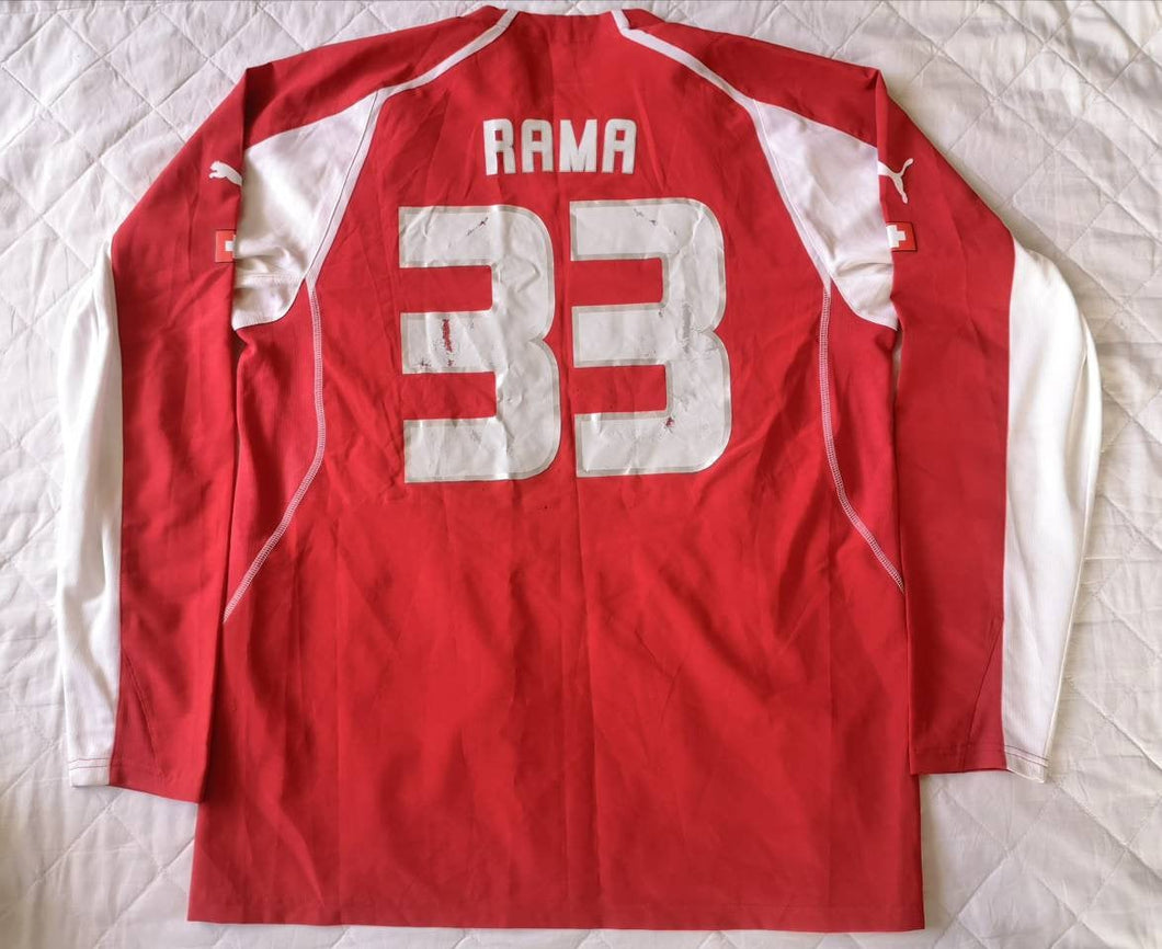 Match Worn Jersey Milaim Rama Switzerland 2003 Puma Vintage