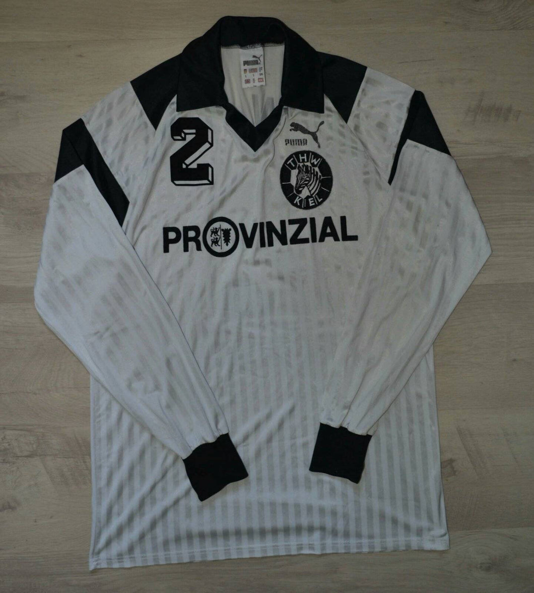 Match Worn jersey THW Kiel Handball Germany 1980's Puma Vintage