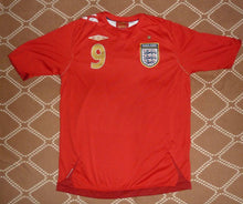 Load image into Gallery viewer, Authentic jersey Rooney #9 England Away 2006 Umbro Vintage

