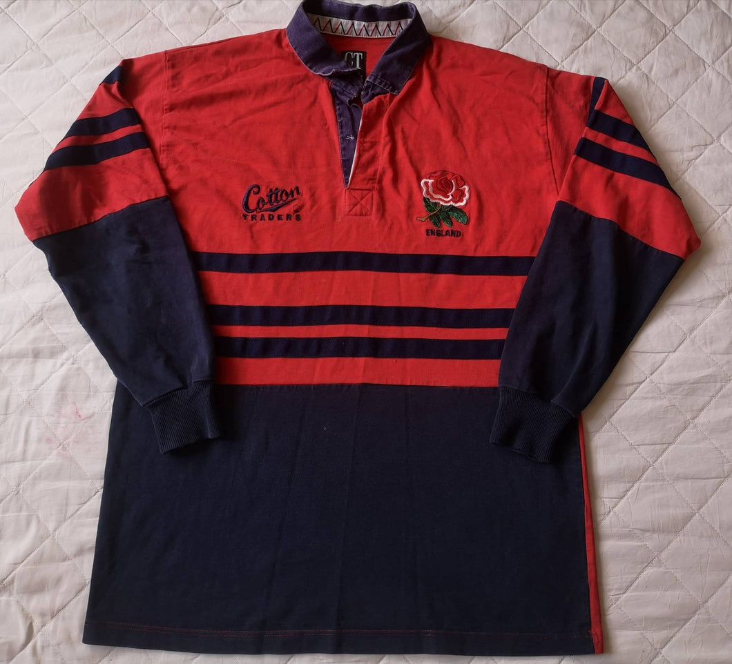 Rarely authentic jersey England Rugby Union 1991-1992 Alternative Cotton Traders Vintage