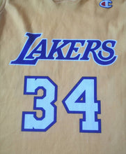 Load image into Gallery viewer, Authentic jersey Shaquille O&#39;Neal Los Angeles Lakers NBA vintage Champion
