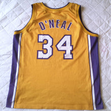 Load image into Gallery viewer, Authentic jersey Shaquille O&#39;Neal Los Angeles Lakers NBA vintage Champion
