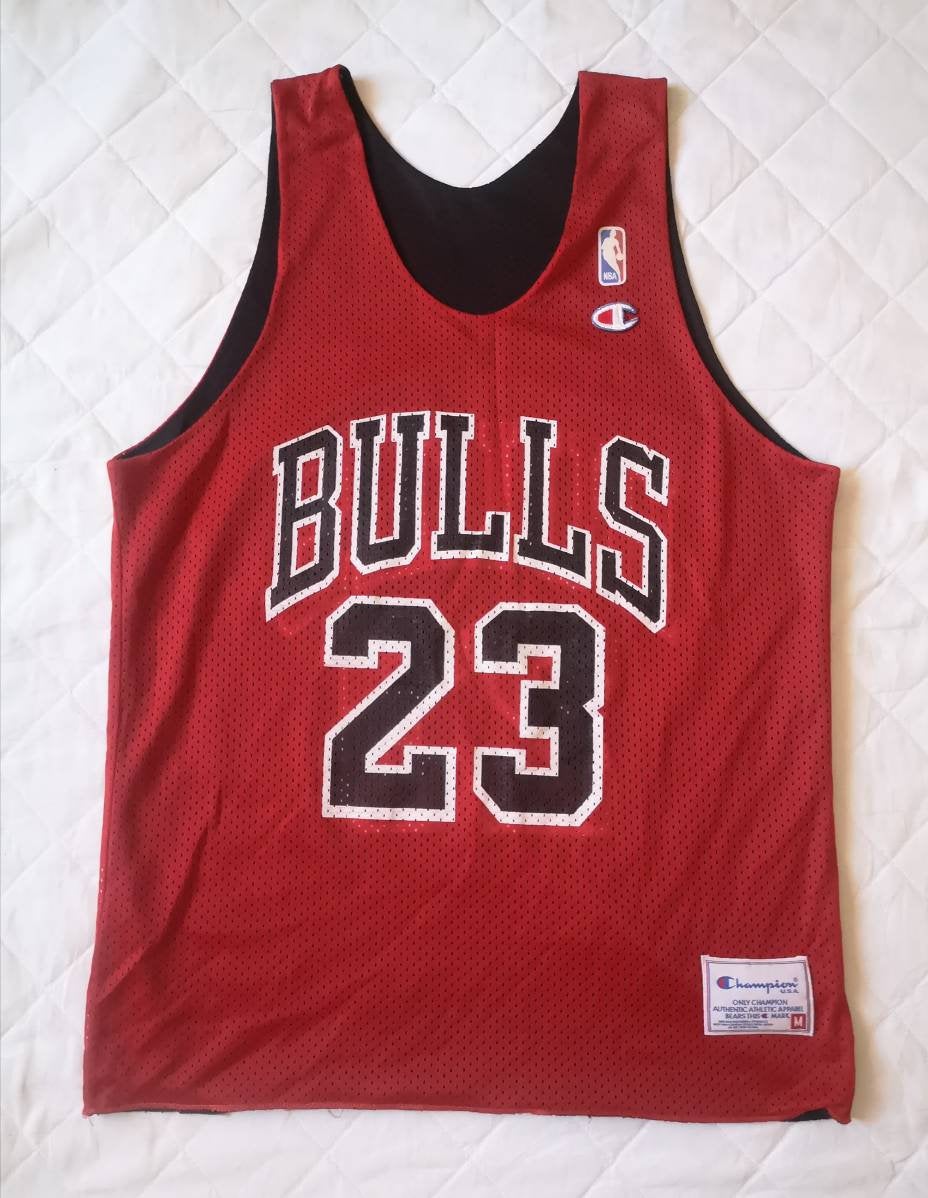 Authentic Reversible jersey Michael Jordan Chicago Bullls NBA vintage Champion