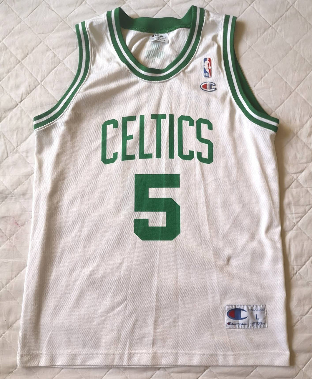 Authentic jersey Kevin Garnett Celtics 1990's Vintage Champion