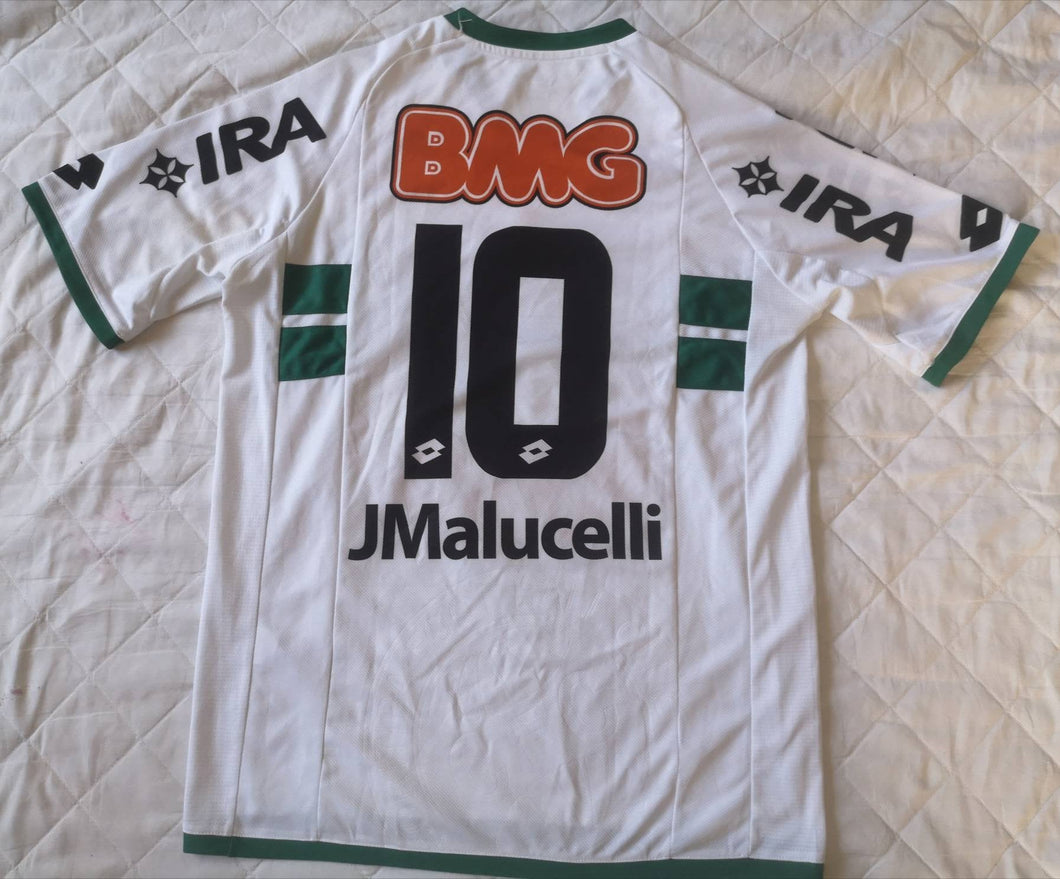 Authentic jersey JMalucelli FC Coritiba Parana 2011-2012 Banco BMG Lotto Player Issue