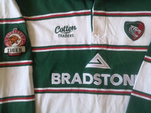 Load image into Gallery viewer, Authentic jersey Leicester Tigers Rugby 2008-2009 home Cotton Traders
