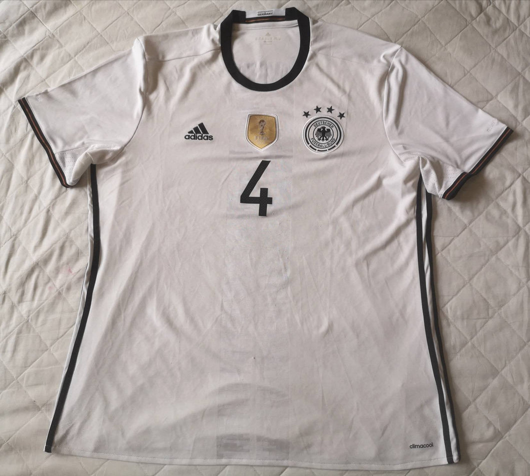 Rarely Jersey Höwedes Germany 2016-2017 home Adidas