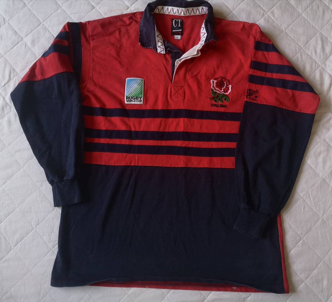 Jersey England World Cup Rugby 1995 Canterbury Vintage
