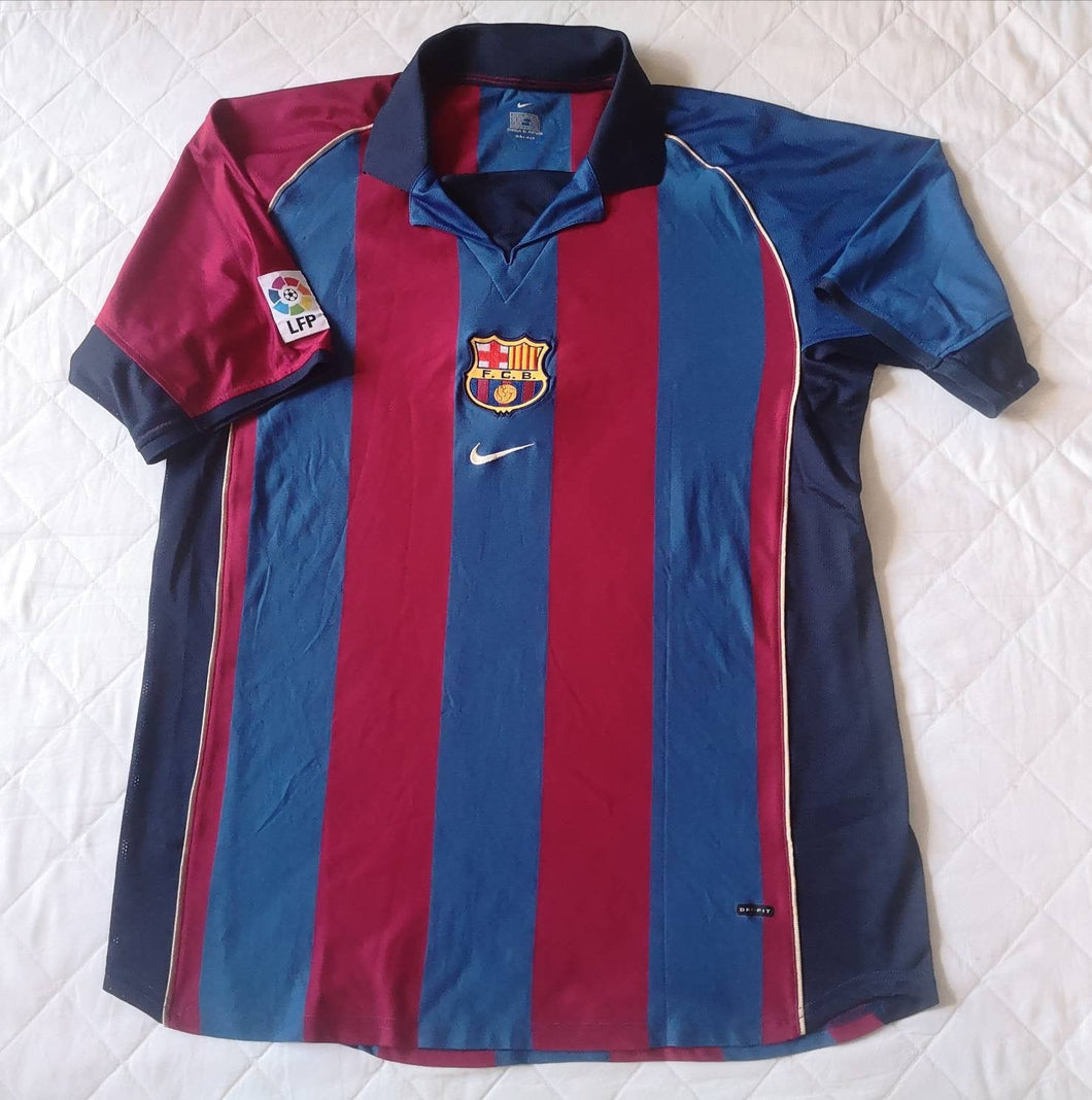 Jersey FC Barcelona 2001-2002 home Nike Vintage