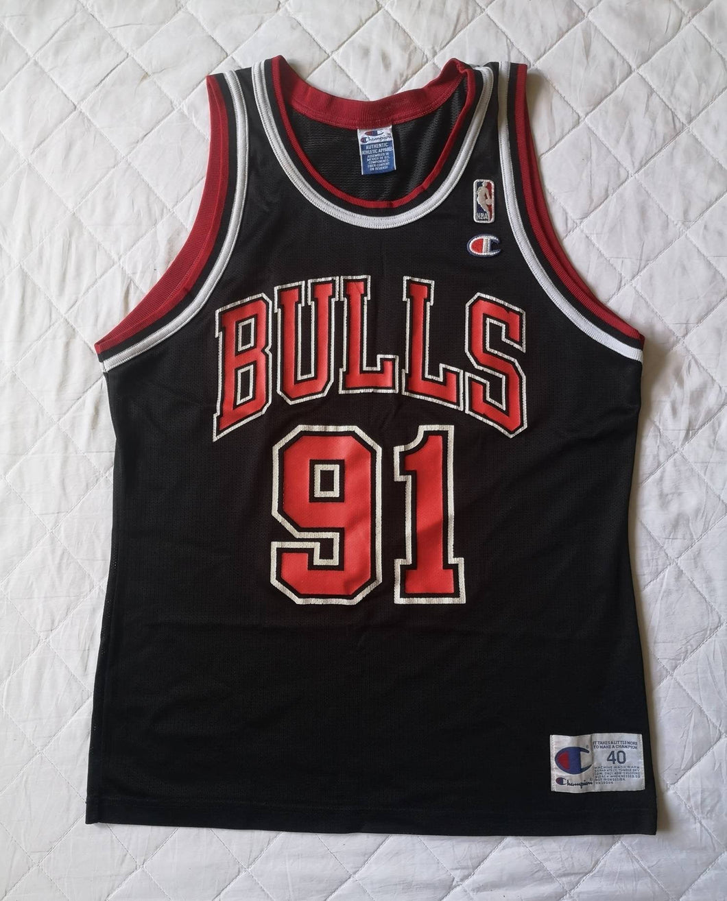 Authentic jersey Dennis Rodman Chicago Bulls NBA Champion Vintage