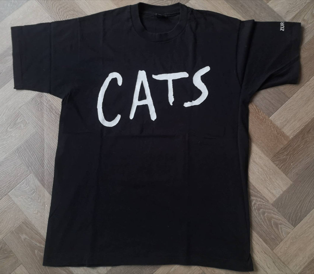 T-shirt Cats 1981 Star Screen Vintage Musical Broadway