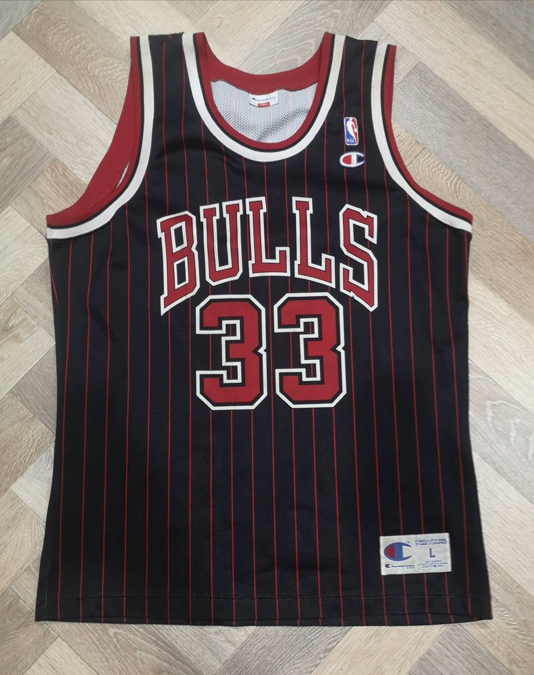 Jersey Scottie Pippen Chicago Bulls 1995-96 NBA Champion Vintage
