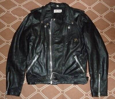 Jacket Leather Raoul Simon 1970-80's vintage