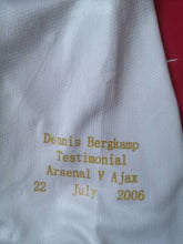 Load image into Gallery viewer, Jersey Luzhny Dennis Bergkamp Testimonial match Arsenal vs Ajax 2006 Nike Vintage
