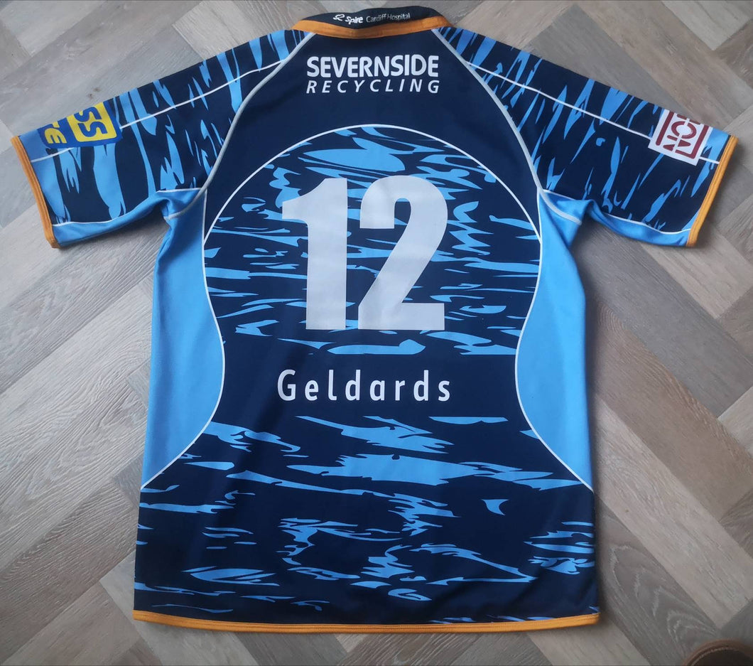 Jersey Cardiff Blues rugby 2009-2010 Player Issue Canterbury