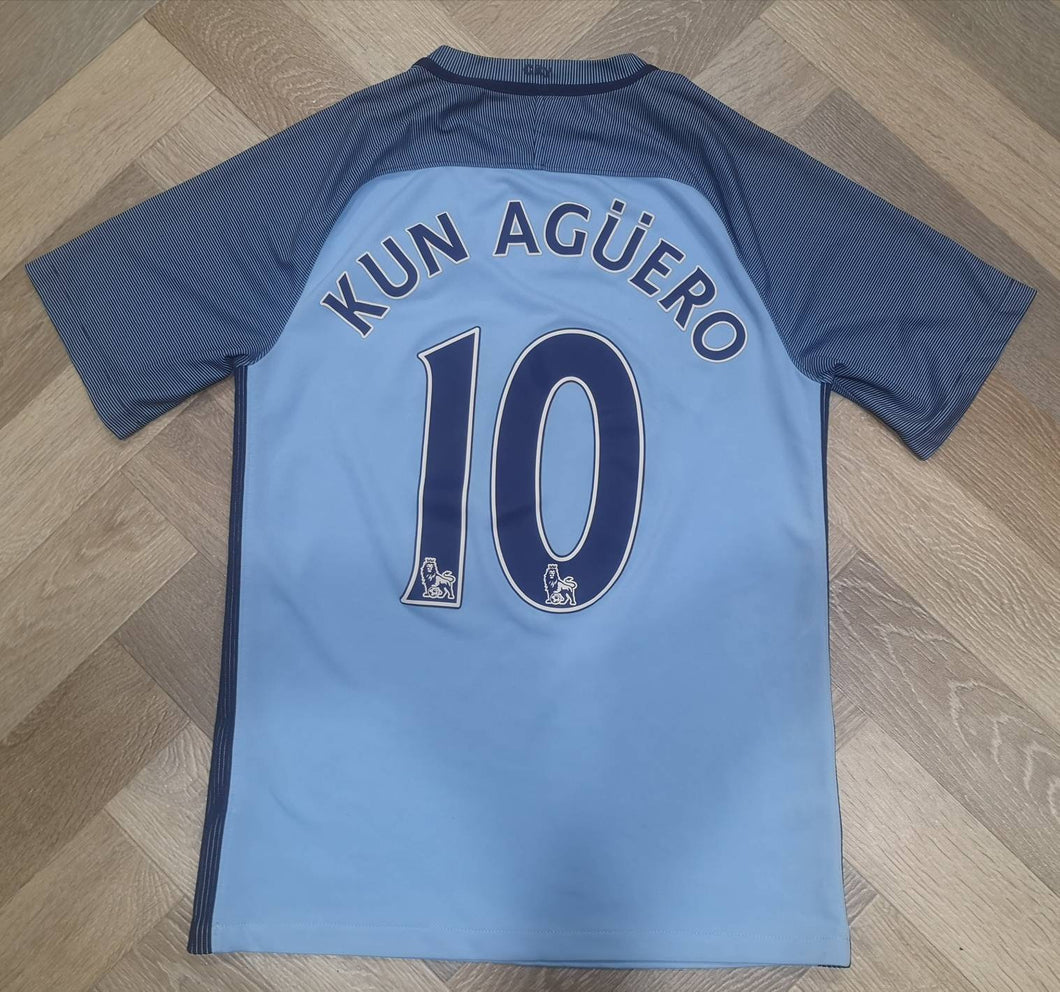 Jersey Kun Agüero Manchester City 2016-2017 home Nike