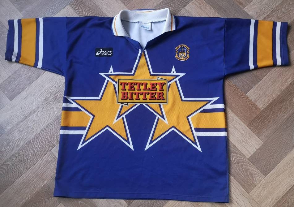 Jersey Leeds Rhinos 1996 Rugby League Asics Vintage