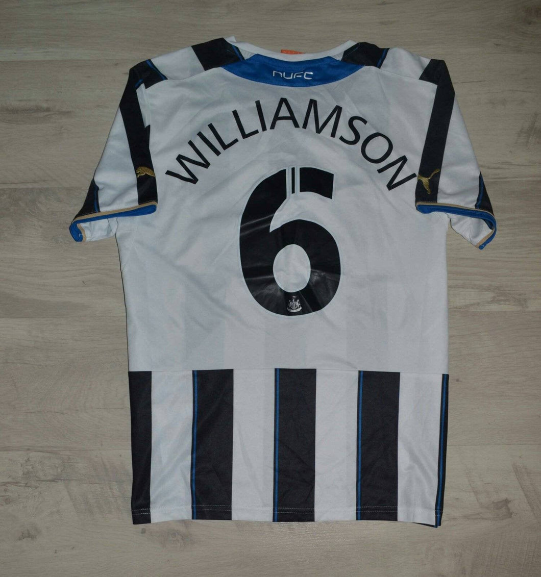 Jersey Mike Williamson #6 Newcastle United 2013-14 home Puma