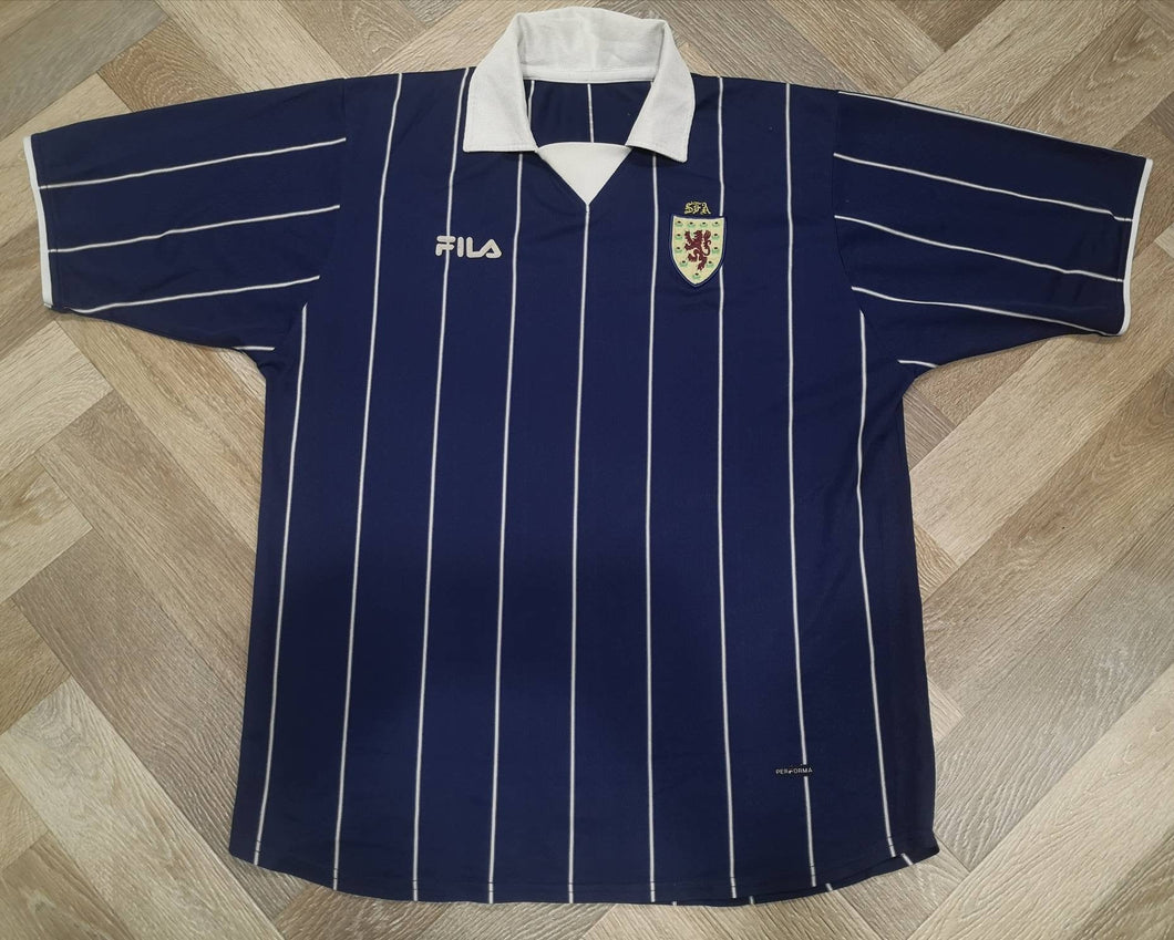 Jersey Scotland 2002-2003 home Fila Vintage