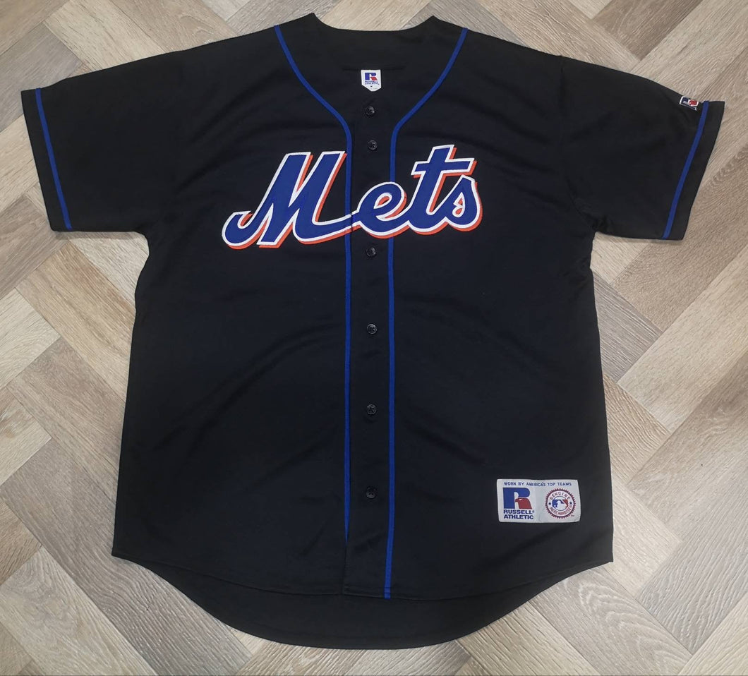 Jersey Vaughn #42 New York Mets MLB Russell Athletic Vintage