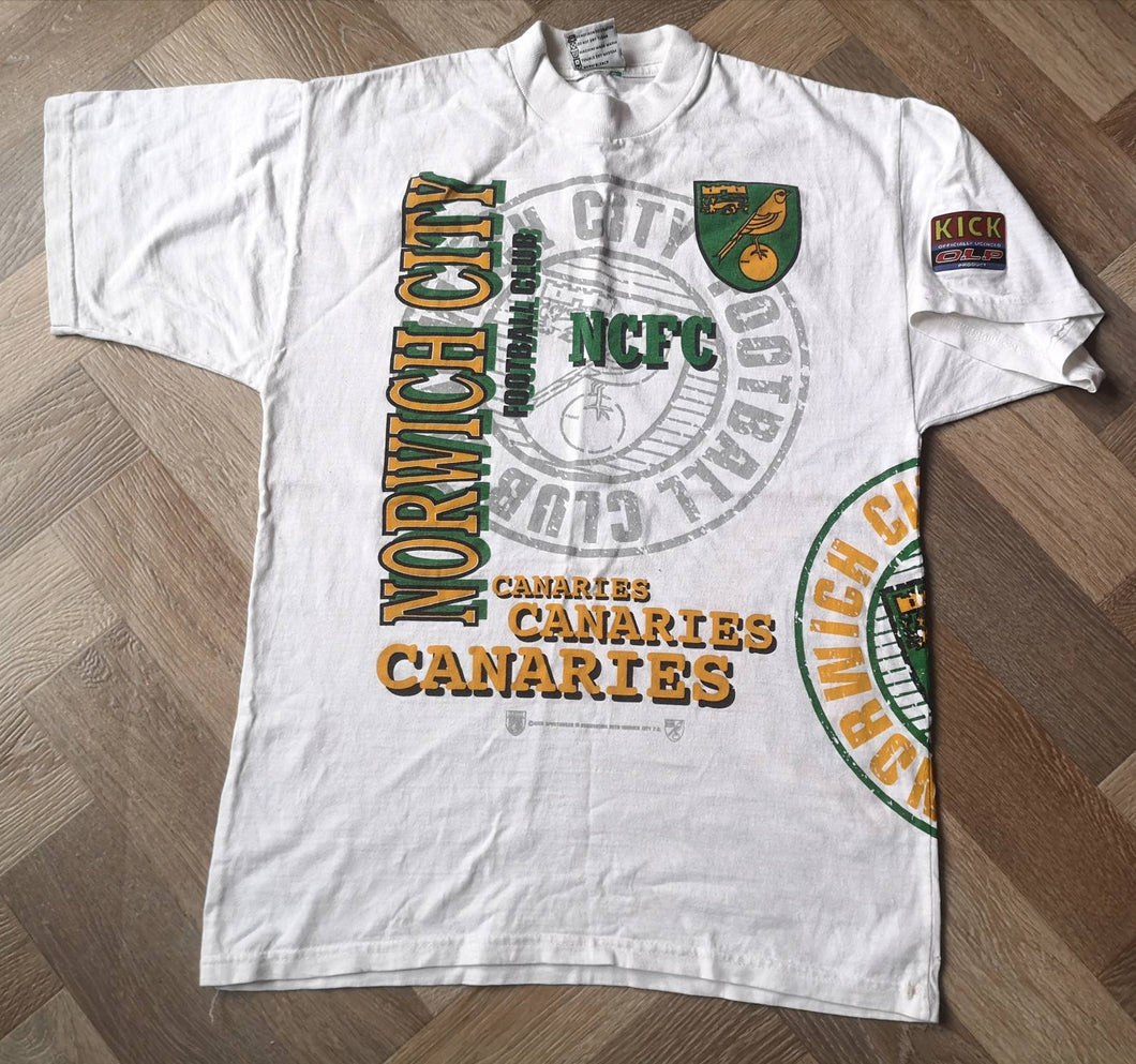 Vintage Kick Sportswear Norwich City 1990's