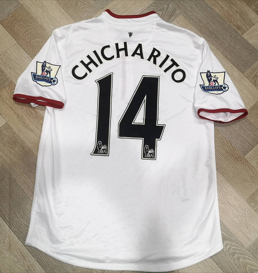 Rare Jersey Chicharito #14 Manchester United Player Issue Special Remembrance Poppy Day 2010