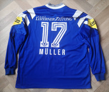 Load image into Gallery viewer, Jersey Müller #17 FC Luzern 1996-97 home Player Issue Vintage
