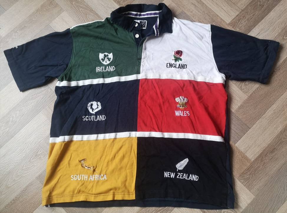 Jersey Six Nations rugby 1990's Vintage Canterbury